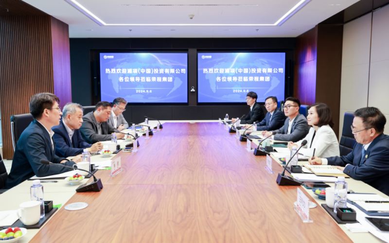 浦項（中國）投資有限公司董事長、總經(jīng)理宋容三到榮程集團座談交流