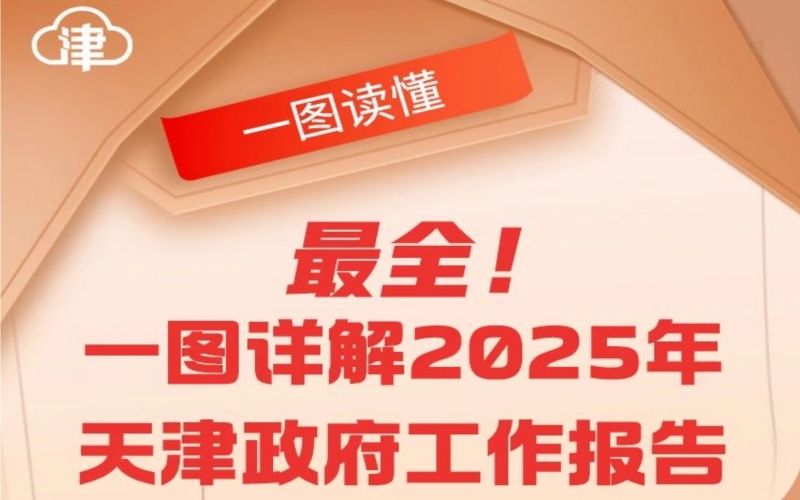 一圖讀懂 - 政府工作報告圖解版！2025，天津這樣干！